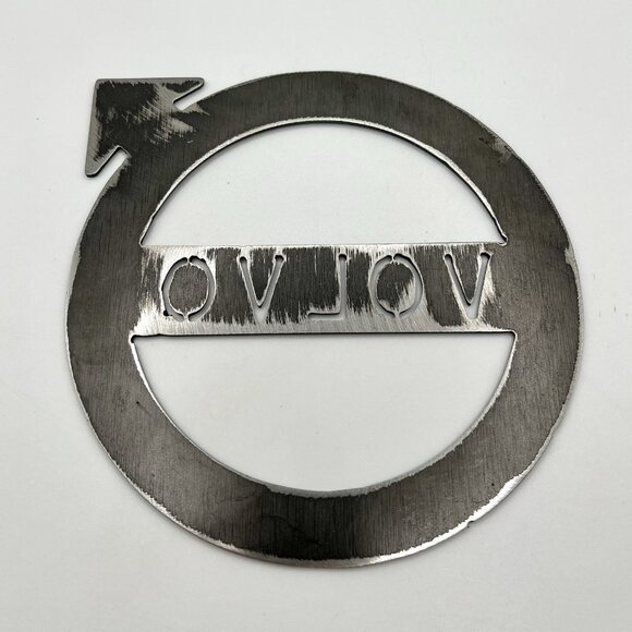 Custom Volvo Logo Metal Wall Art Steel Cutout Sign for Garage Workshop Man Cave - Picture 2 of 5